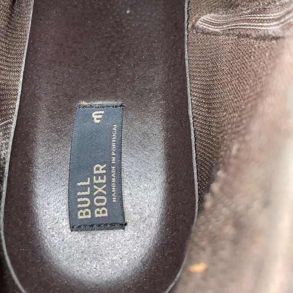 Bull Boxer Mens Holten Dark Leather Chukka Boots US Size 12 Black Dark Brown - Picture 10 of 11